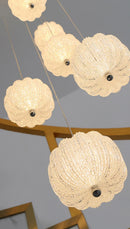 Axyaa Crystal Chandelier Ceiling Lamp LED Indoor Living Room Lighting