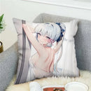 Axyaa Anime Genshin Impact Pillow Case Decor Cover for Bed and Sofa