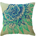 Axyaa Boho Floral & Mandala Pillow Covers - Stylish Cushion Cover for Sofa and Bedroom