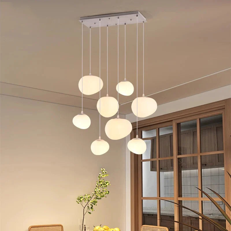 Axyaa Ring LED Pendant Light Chandeliers for Modern Living and Dining Rooms