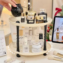 Axyaa Double-layer Desk Organizer Shelf for Cosmetic and Office Storage
