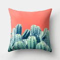 Axyaa Tropical Plant Green Leaves Cactus Pillowcase Living Room Sofa Cushion Cover