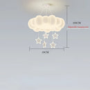 Axyaa Cloud Acrylic LED Ceiling Lamp: Modern Lighting for Living Room, Bedroom & Children Room