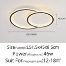 Axyaa Nordic LED Ceiling Lamp Remote Control Chandelier for Living Room, Bedroom, Dining Room