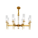 Axyaa Nordic Gold Chandelier: Luxury LED Pendant Lighting Fixture