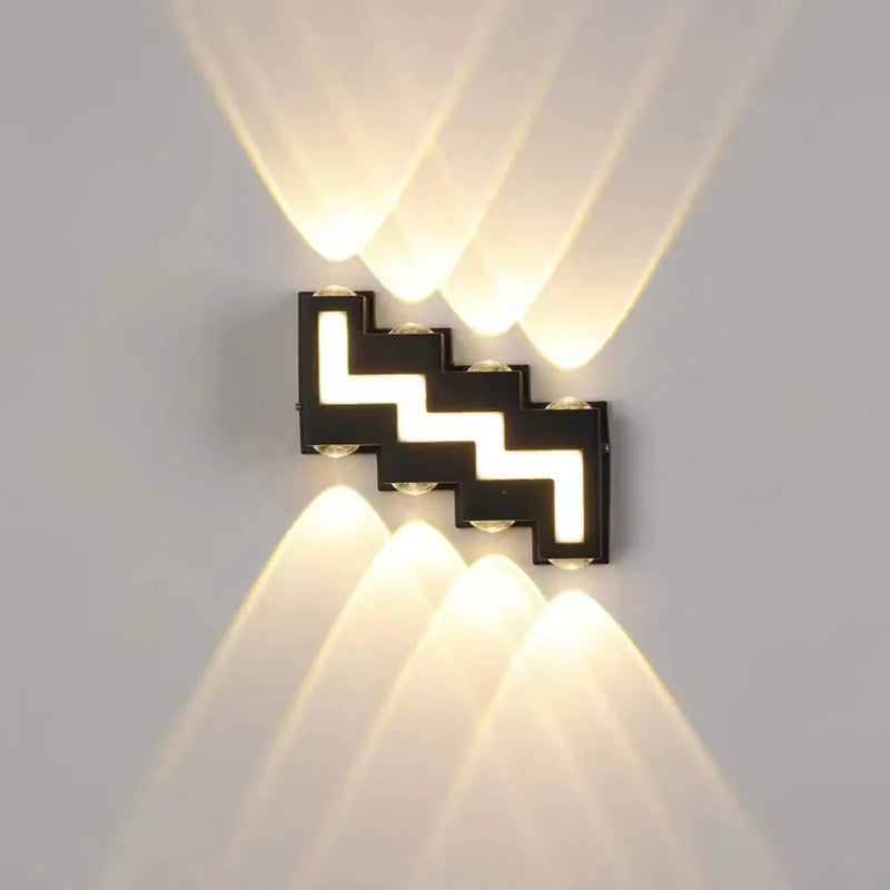 Axyaa Modern IP65 LED Wall Lamp, Waterproof Indoor Outdoor Light for Garden, Bedroom, Stairs