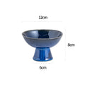 Axyaa Ceramic High Foot Dessert Bowl for Molecular Cuisine Stylish Hotel Tableware