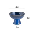 Axyaa Ceramic High Foot Dessert Bowl for Molecular Cuisine Stylish Hotel Tableware