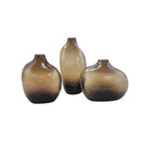 Axyaa Zen Glass Vase Geometric Single Flower Holder for Home Decor