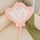 Axyaa Devil Fish Pillow for Office and Bedroom Sleep, Sofa Backrest Fish Waist Cushion