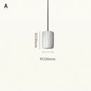 Axyaa Modern Silk Pendant Chandelier | Minimalist LED Indoor Lighting
