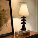 Axyaa Vintage Solid Wood Desk Lamp for Cozy Living Spaces