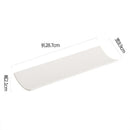 Axyaa Striped Ceramic Sushi Plate Set for Molecular Cuisine Dining