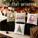 Axyaa Christmas Cute Cartoon Pillow Covers for Sofa, Bedroom, Car