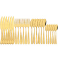 Axyaa 24Pcs Luxury Silverware Set for Elegant Dining