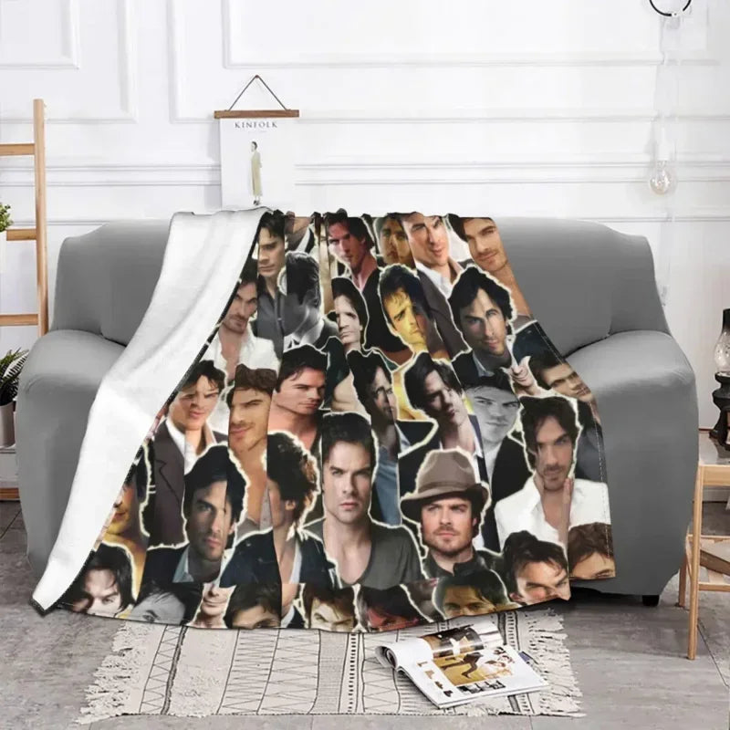 Axyaa Sagittarius Blanket Coral Fleece Plush Throw TVD Vampires Bedding