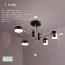 Axyaa Nordic Spider Jewel Chandelier Black Pendant Light LED