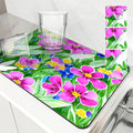 Axyaa Flower Drain Mat: Quick-Dry Absorbent Kitchen & Bathroom Pad