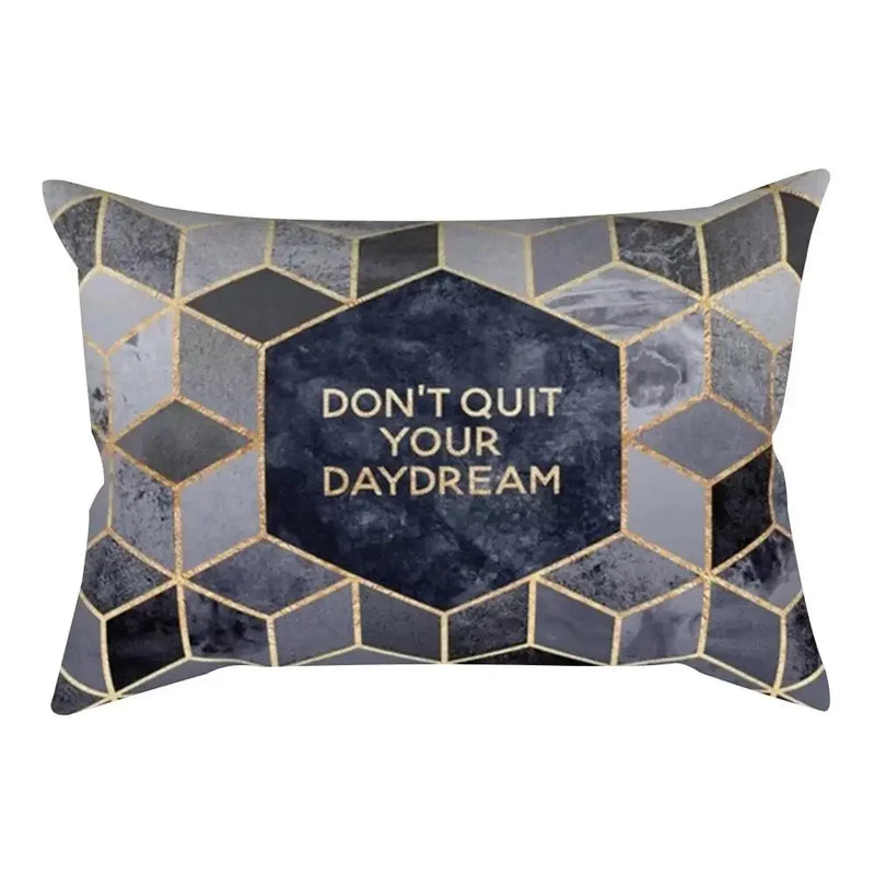Axyaa Pink Geometric Stripes Pillow Cover for Home Decor and Living Room