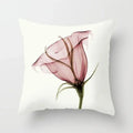 Axyaa Watercolor Flower Pattern Decorative Cushion Cover Sofa Pillowcase