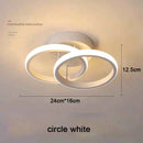 Axyaa 2 Rings LED Ceiling Light – Modern Creative Design for Indoor Lighting