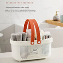 Axyaa Bath Basket: Stackable Large Capacity Toiletry Organizer, Durable Plastic Storage
