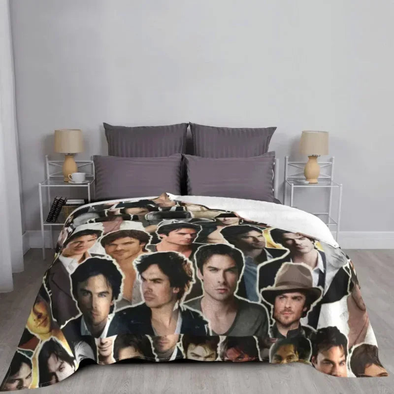 Axyaa Sagittarius Blanket Coral Fleece Plush Throw TVD Vampires Bedding