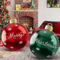 Axyaa 60cm Inflatable Christmas Balls Set - Outdoor XMAS Ornaments & Party Decorations