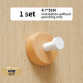 Axyaa Space Aluminum Black Towel Hook: Simple Living Room & Bathroom Storage Hook