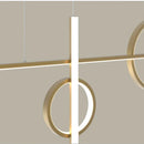 Axyaa Black Golden LED Chandelier for Home Indoor Lighting in Bedroom, Dining Room, Kitchen, Hotel.