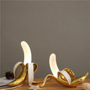 Axyaa Nordic Banana Desk Lamp LED Night Light Glass Bedroom Home Decor