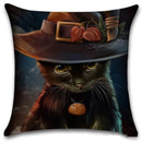 Axyaa Happy Halloween Dog Cat Linen Pillow Covers Cushion Cover Home Decor Pillowcase