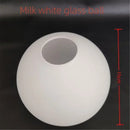 LED Chandeliers Milk White Glass Ball Pendant Lamps by Axyaa for Home Lighting Decor