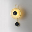 Axyaa Marble Gold Bronze Wall Light: Modern 5W LED for Villa, Hotel, or Home