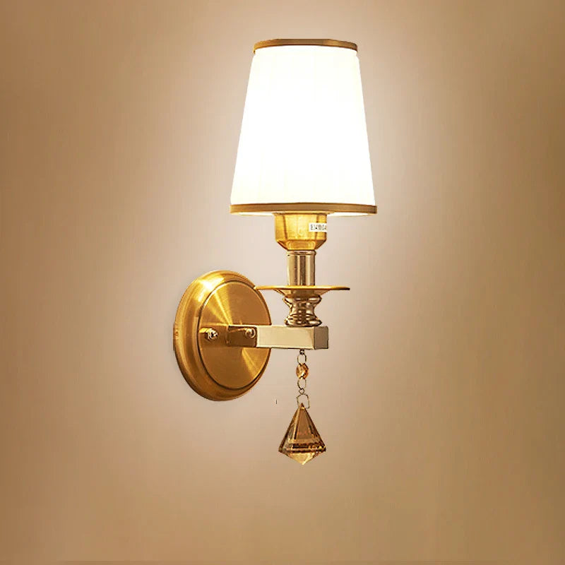 Axyaa Modern Glass Wall Light for Bedroom and Living Room