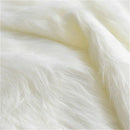 Axyaa Fluffy Heart Wool Rug: Cozy Shaggy Carpet, 30x40cm