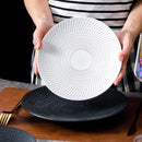 Axyaa Ceramic Pasta Plate Set for Molecular Cuisine Restaurant Tableware