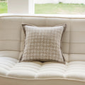 Axyaa French Khaki Chenille Pillow Cover for Stylish Home Decor