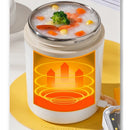 Axyaa Stainless Steel Electric Lunch Box Food Warmer with Thermostatic Heater