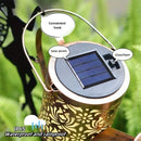 Axyaa Solar Fairy Lamp - Enchanted Tea Kettle Design, Waterproof for Patio/Garden Magic