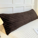 Axyaa Rabbit Plush Extended Pillowcase Milk Plush Strip Flannel Pillowcase