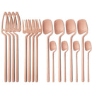 Axyaa Rainbow Matte Stainless Steel Cutlery Set