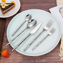 Axyaa Gold Stainless Steel Cutlery Set - 5/10/15/20 Piece Silverware Utensils Mirror Finish