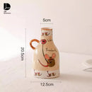 Axyaa Hand Painted Ceramic Vase | Luxury Jingdezhen Pottery | Hydroponic Flower Arrangement