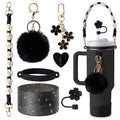 Axyaa Cup Accessories Set for Stanley Tumblers: Straws, Covers, Caps, Boot, Charm Chains