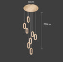 Axyaa Modern LED Ceiling Lamp Chandelier for Indoor Decor and Lighting