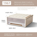 Axyaa Closet Organizer Storage Bins with Lid: Desktop Box for Clothes, Socks, Underwear