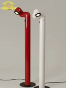 Axyaa Tatu Floor Lamp Red/White Modern Medieval Water Pipe Vertical Table Lamp