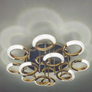 Axyaa Modern Crystal Chandelier Fan with Remote Control and LED - Dimmable Luxury Ceiling Fixture