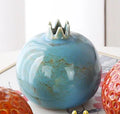 Axyaa Ceramic Pomegranate Vase Flower Arrangement Hydroponic Dried Flower Crafts